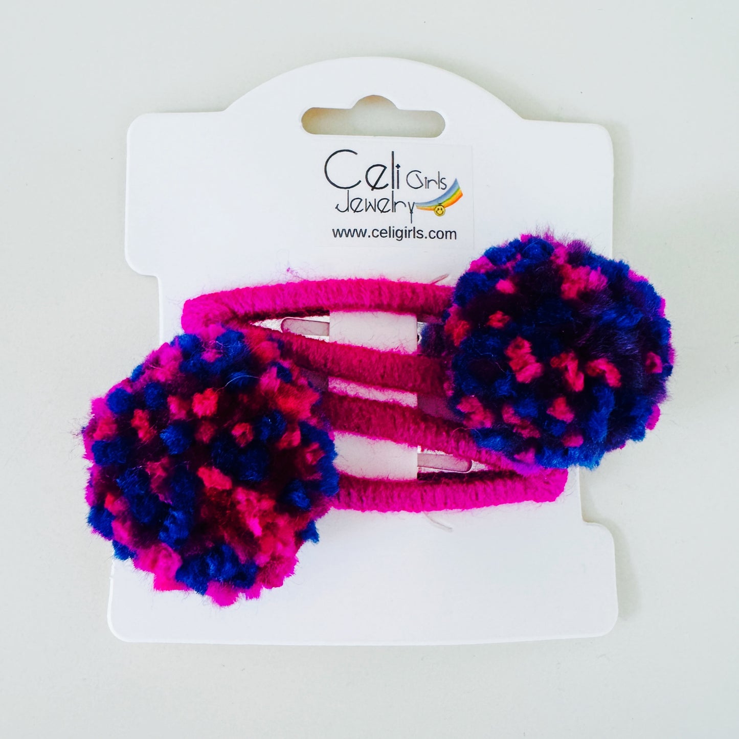 POMPOM GIRL'S SNAP BARRETTE