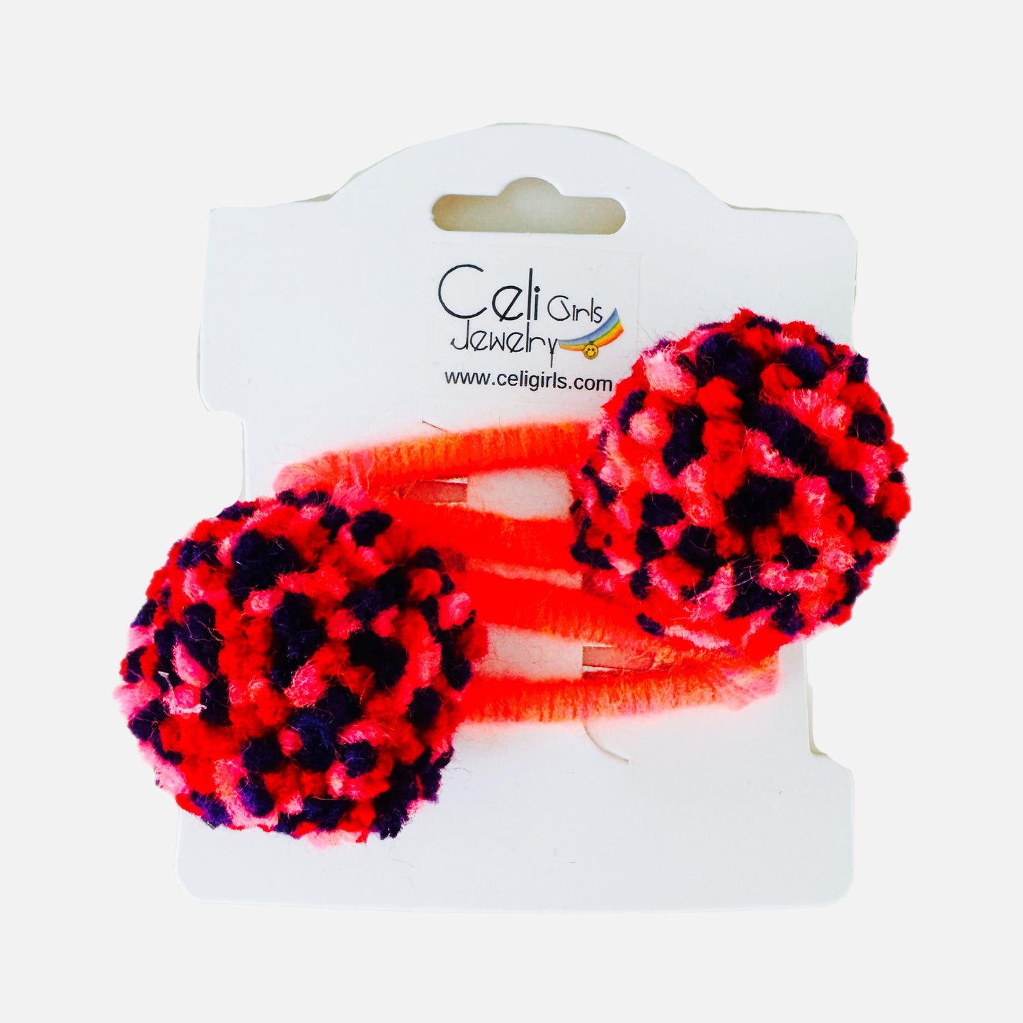 POMPOM GIRL'S SNAP BARRETTE